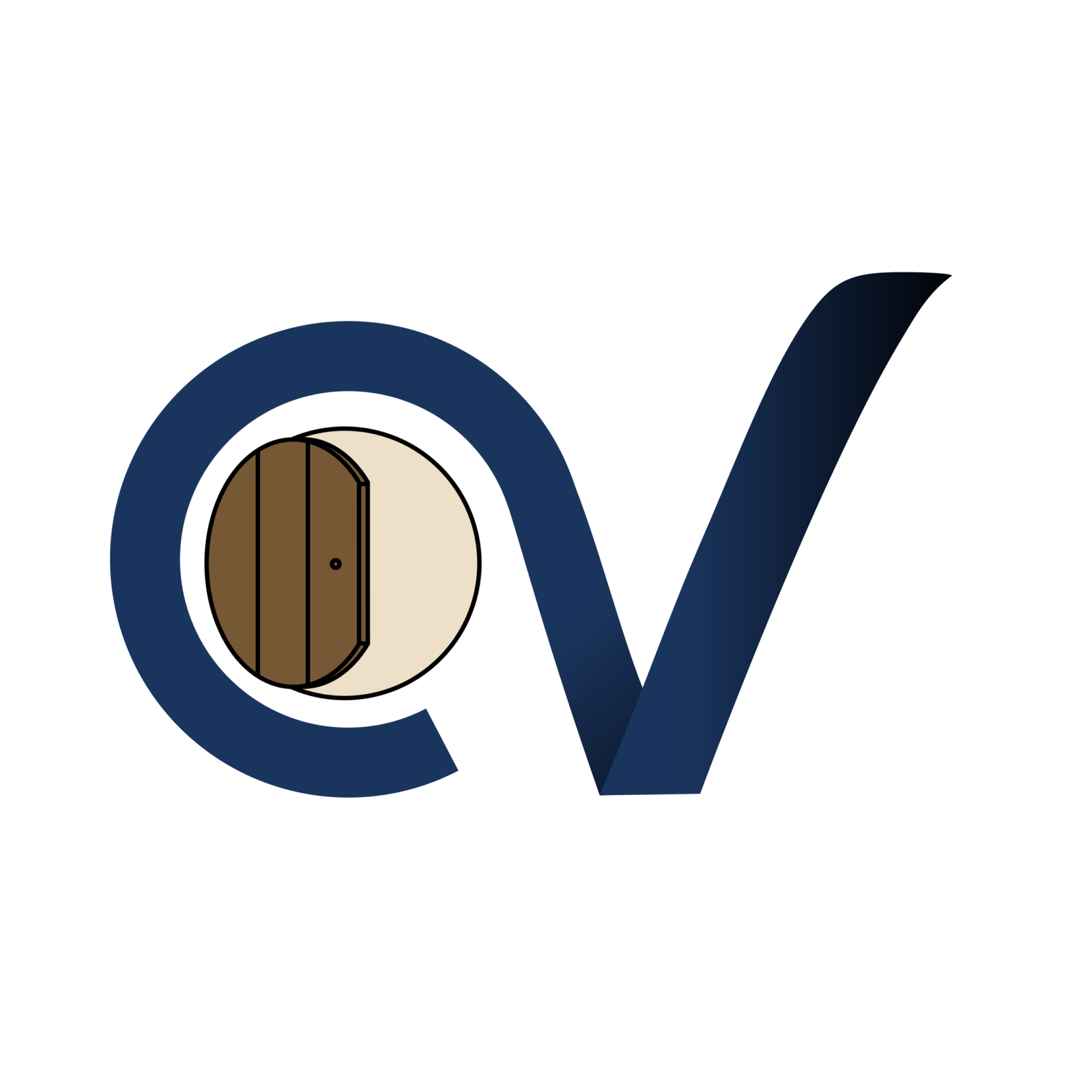 Logo de Claire Vaillant avec fond blanc