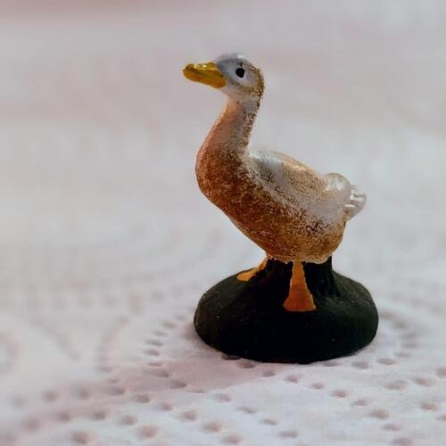 Santon canard peint à la main