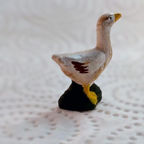 Santon canard peint à la main